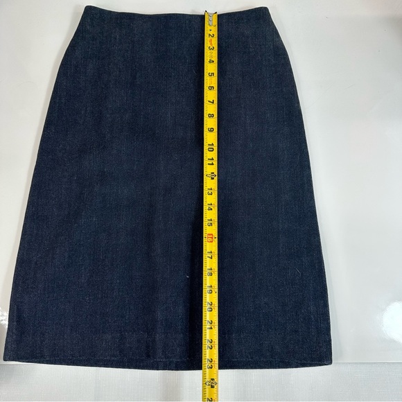 GAP denim SKIRT blue zip closure Blue Jean Skirt 0 - Picture 7 of 7